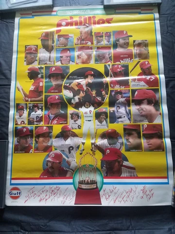 1980 Philadelphia Phillies World Series Champion Poster Cover