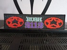 Rush 2112 strip woven patch black border 