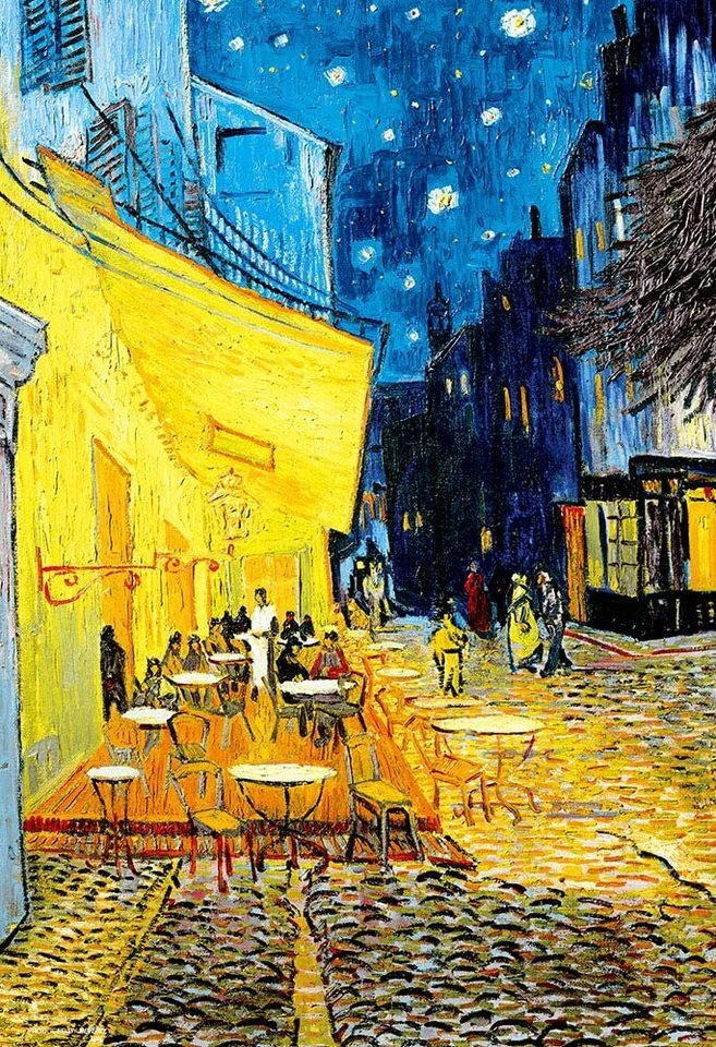 Beverly Puzzle 1000pz Night Cafe Terrace 26x38cm M81-619 Giallo JP - Immagine 1 di 1