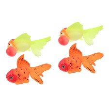 2PCS Artificial Fish Decoration Goldfish Aquarium Ornament Plastic Fish Ornament
