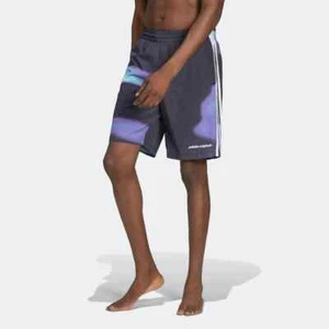 New Adidas Originals Men's YUNG Z Swim Board Shorts 3-STRIPES Quick Drying Small - Picture 1 of 5