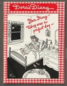 1940's DORA'S DIARY Recipe Booklet~SEXY LOIS FISHER ART~Dumb Dora~MONARCH RANGE - Picture 1 of 4