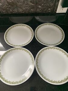 Corelle Crazy Daisy Dinner Plates Spring Blossom  Set Of 4 Vintage