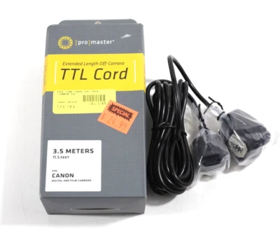 ProMaster Extended Length Off-Camera TTL Cord for Canon DSLRs (#6227) - Image 1 of 2