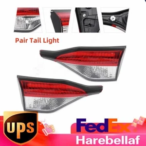 Pair Left & Right Side Halogen Tail Lights For 2020-2021 Toyota Corolla L/LE/SE - Picture 1 of 23