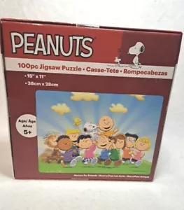 Peanuts 100-Piece "Hooray for Friends" Jigsaw Puzzle -5"X11" -NEW SEALED BOX - Picture 1 of 1