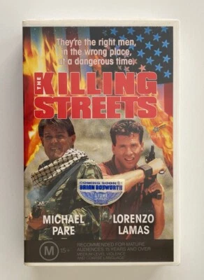 The Killing Streets [VHS] First Release Lamas Pare Ex-Rental Video Tape VGC - Image 1 of 4