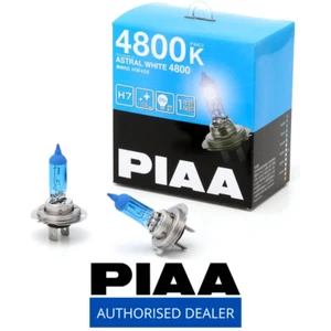 PIAA ASTRAL WHITE 4800K HALOGEN BULBS (H7)(HW406)(JDM)(Twin Pack) - Picture 1 of 6
