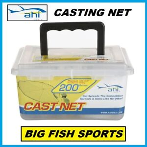 3' BAIT CAST NET AHI Bait Fish Casting Net NEW! #CN-203 FREE USA SHIPPING!