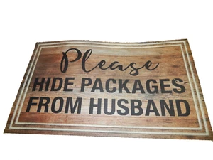 18" x 30"   Welcome Mat Entrance Outdoor Entry Decorative Rubber Mat - Picture 1 of 2