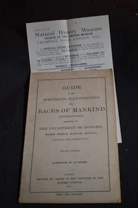 Guide to the Specimens Illustrating the Races of Mankind (Anthropology) PB - Picture 1 of 17