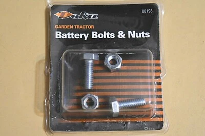 Battery Bolts & Nuts Garden Tractors Riding Lawn Mower Machinery 1/4-20 X 3/4" - Image 1 of 3