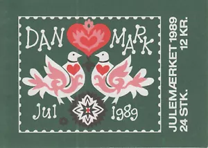 Danimarca MNH 1989 Libretto di Natale - Foto 1 di 1