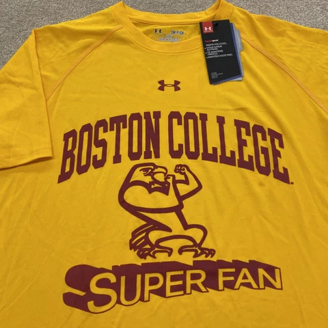 Boston College Shirt Men Small Adult Under Armour BC Eagles NCAA New Tags Gym Cover