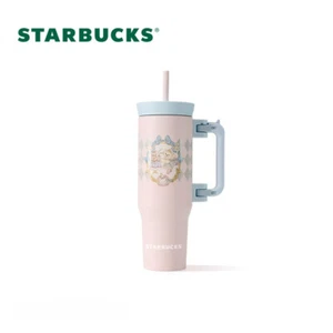 China Starbucks 2024 Princess High Tea Series 38oz SS Large Capacity Straw Cup - Picture 1 of 7