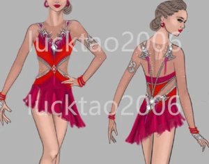 customized new style Figure skating Ice Skating Dress Gymnastics Costume 88141 - Picture 1 of 7