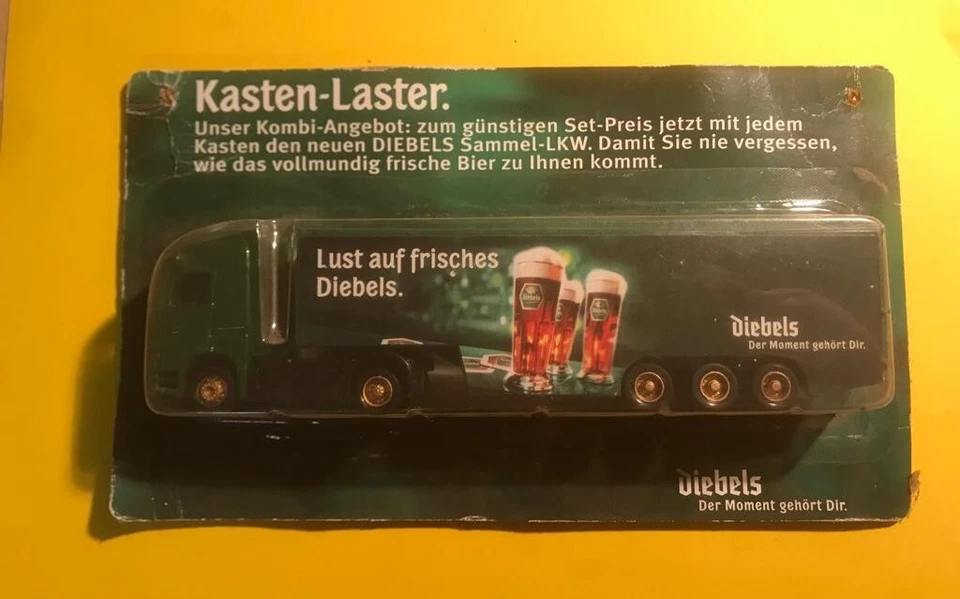 werbetrucks 1:87, diebels, Sattelzug, OVP, Sammel-LKW, Sondermodell, Selten, H0 - Bild 1 von 1