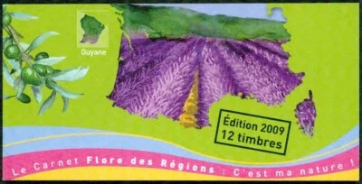 FRANCE  -2009 –  REGIONAL FLORA   BOOKLET -VF** - Image 1 of 2