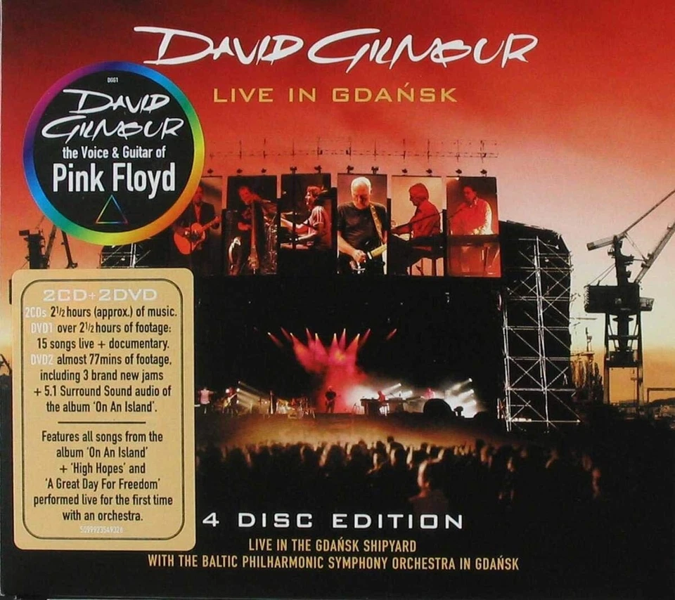 David Gilmour live In Gdansk (2cd & 2dvd)