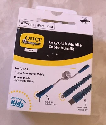 OtterBox Kids' EasyGrab Mobile Cable Bundle for Apple iPad/iPhone/iPod- Space... - Image 1 of 3