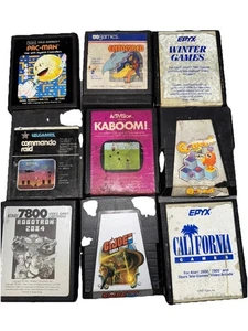 Lotto Cartucce Gioco Atari 2600 Altre 160 Collezione! AA27 - Foto 1 di 21