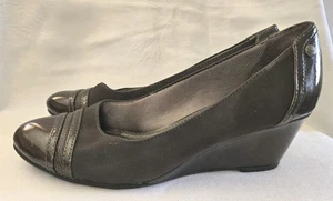 Life Stride Juliana STRETCH-DAMENSCHUH ELEGANTER PUMP GRAU 2" KEILABSATZ 7,5 M - Bild 1 von 11