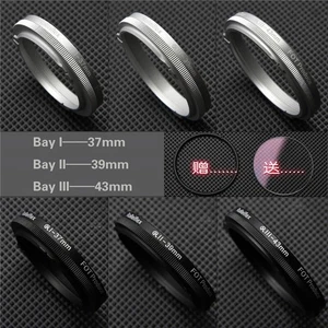 Rolleiflex Rolleicord Bay I Bay II Bay III UV Lens Filter Silver Black Ring New - Picture 1 of 16