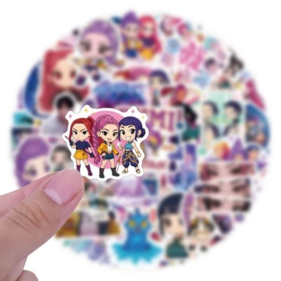 56PCS Kpop Demon Hunter Stickers Rumi Zoey Mira Saja Boys Anime Decals for Kids - Image 1 of 4