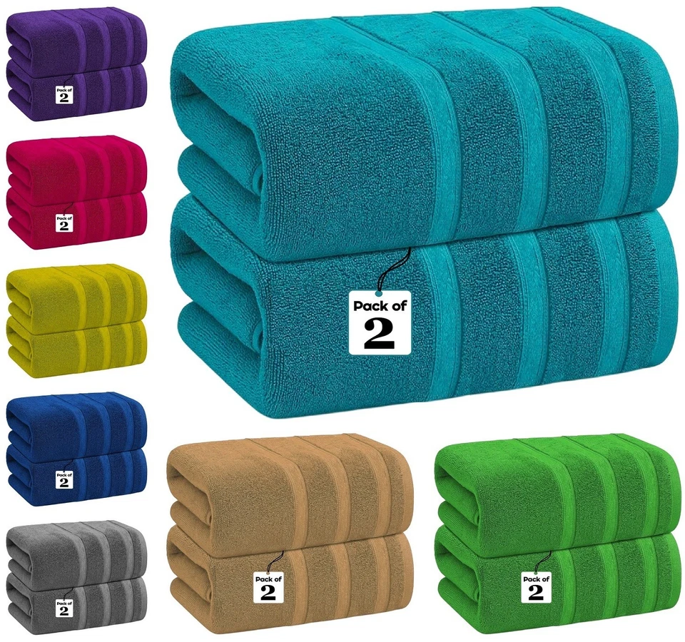 2X Extra Large Super Jumbo Bath Sheets Towel Egyptian Cotton Soft XXL Bath Towel - Image 1 of 1