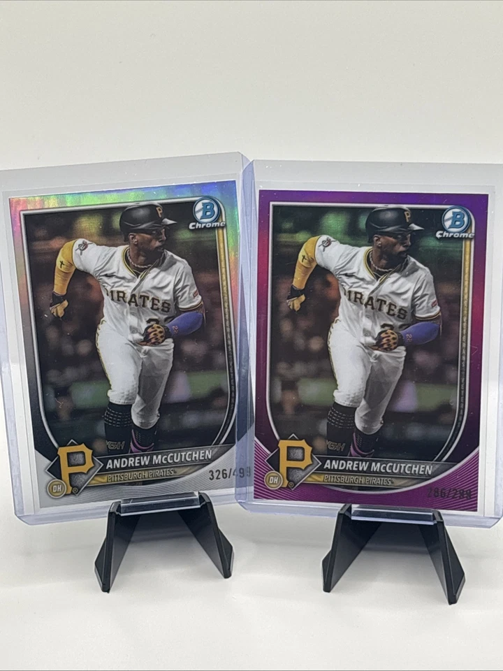 2025 Bowman Andrew McCutchen Pittsburgh Pirates /299 and /499 Foto 1 de 1