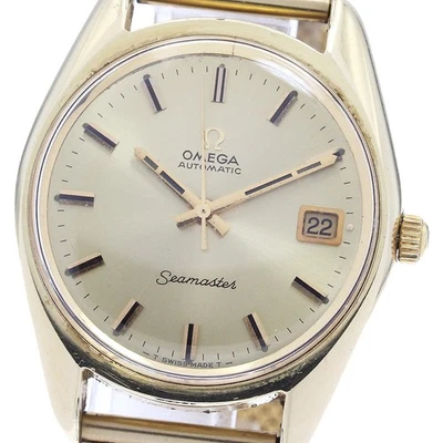 Автоматические мужские часы OMEGA Seamaster 166.067 дата cal.565 золотой циферблат_910883 - Изображение 1 из 4
