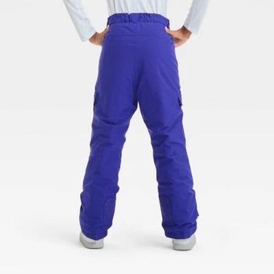 Pantalones All In Motion Niñas Púrpura Nieve Cintura Ajustable, Bolsillos, Rodilla Reforzada 4/5 XS Foto 1 de 4