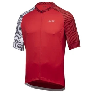 GOREwear C5 Jersey, Cycling, Red And White, Men’s Size Small - Picture 1 of 7