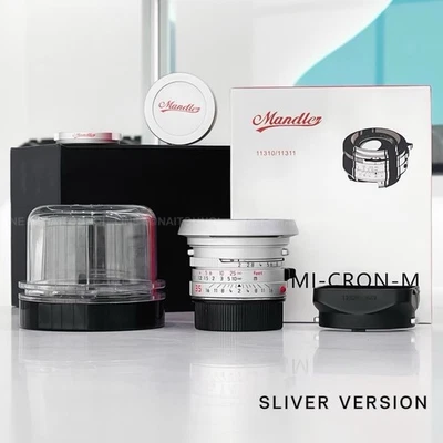 Brand New!!! Mandler 35mm F2 Silver – Bonus Hood x2 | Classic Style - Image 1 of 4