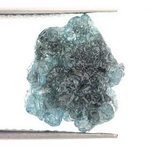 Diamante azul en bruto de 3,78 quilates sin cortar diamante azul suelto natural - Imagen 1 de 2