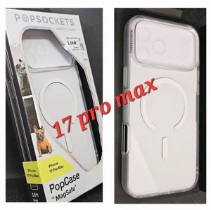 PopSockets PopCase mit Magsafe für iPhone 17 Pro Max - transparent - Bild 1 von 2