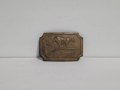 De colección 1976 Winchester Hebilla de Cinturón Mountain Lion Indiana Metal Craft X R 82 - Usado Foto 1 de 4