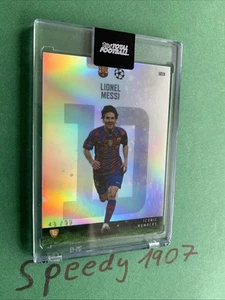 Topps Total Football Champions League 24/25 Iconic Messi Barcelona #48/99 - Bild 1 von 3