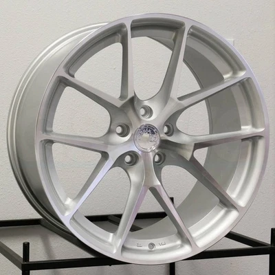 Aodhan AFF7 19x8.5 5x114.3 35 Silver Machined Wheel 19" inch Alloy Rim 73.1 - Image 1 of 4