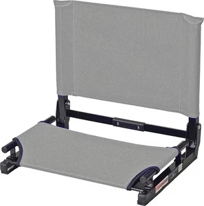 StadiumChair Deluxe Wide Stadium Chair GRAY - Picture 1 of 2
