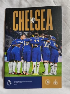 Chelsea - Newcastle United Premier League Offizielles Programm 11. März 2024 - Bild 1 von 2