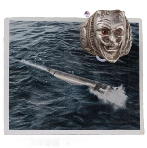 U-382 Devil Smile 835 Silber U-Boot WW2 Deutscher Ring Marine U-Boot Satan U-Boot - Bild 1 von 16
