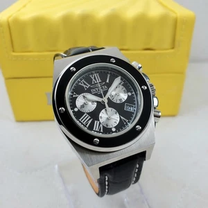 INVICTA 3486 CHRONOGRAPH SWISS DATE ELEGANT WR 100M BLACK MEN'S WATCH - Picture 1 of 10