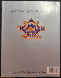 NEW YORK METS 1986 YEARBOOK 25TH ANNIVERSARY EDITION WORLD SERIES CHAMPIONS - Picture 1 of 2