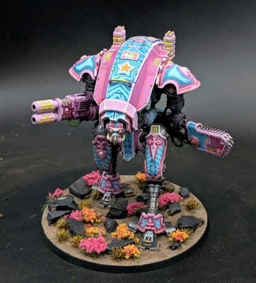Warhammer 40k Imperial Knights Armiger Warglaive Painted Vapor Wave - Image 1 of 4