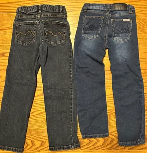 Lot of 2 Boys Jeans Size 6 Hudson, Urban Star Adjustable Waist - Picture 1 of 6