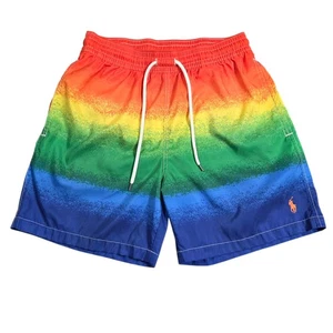 Bañador Polo Ralph Lauren Traveler Clásico Talla Pequeña Pantalones Cortos Forrados en Bloques de Color - Imagen 1 de 8
