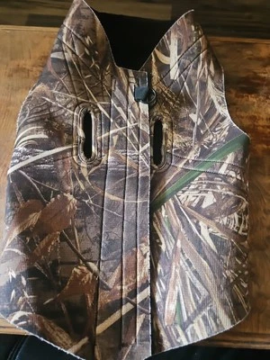 Game Winner 2xl Dog Hunting Vest Harness Camo Zip Hook N Loop Safety Duck Huntin - Image 1 of 3