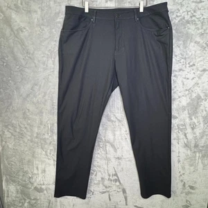 Lululemon ABC Hose Herren 40 dunkelgrau Stretch flache Fronttaschen Golf Commuter - Bild 1 von 10