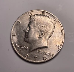 1978 - Kennedy 50 Cent Stück / Half Dollar - ohne Münzzeichen - Bild 1 von 2